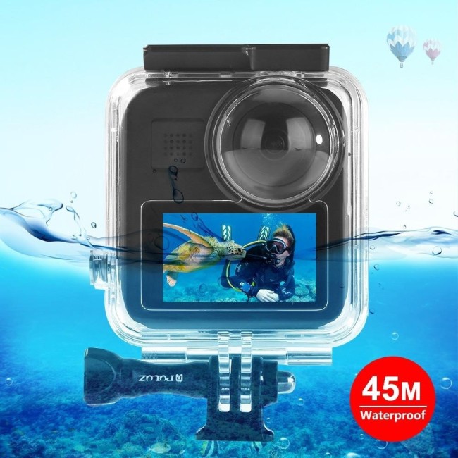 PULUZ 45m Underwater Waterproof Housing Diving Case for GoPro MAX, with Buckle Basic Mount & Screw at 92,00 €