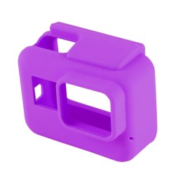 PULUZ Shock-proof Silicone Protective Case with Lens Cover for GoPro HERO(2018) /7 Black /6 /5 with Frame(Purple) voor 3,10 €