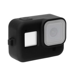 PULUZ Silicone Protective Case Cover with Wrist Strap for GoPro HERO8 Black(Black) für 3,10 €