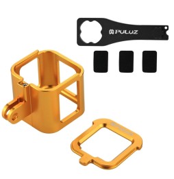 PULUZ Housing Shell CNC Aluminum Alloy Protective Cage with Insurance Frame for GoPro HERO5 Session /HERO4 Session /HERO Sess...