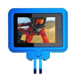 PULUZ Housing Shell CNC Aluminum Alloy Protective Cage with Insurance Frame for GoPro HERO(2018) /7 Black /6 /5(Blue) à 39,20 €