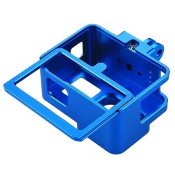 PULUZ Housing Shell CNC Aluminum Alloy Protective Cage with Insurance Frame for GoPro HERO(2018) /7 Black /6 /5(Blue) à 39,20 €