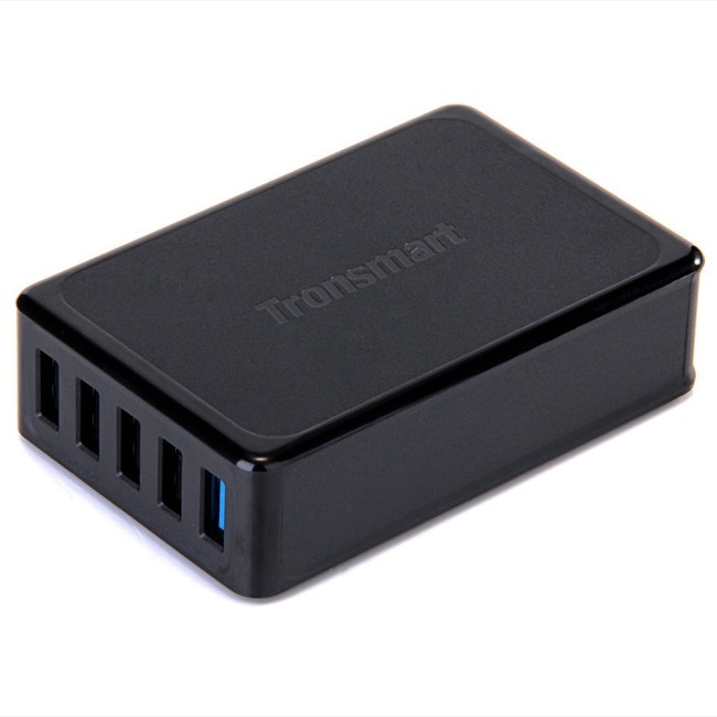 Chargeur Rapide 5 USB Tronsmart Quick Charge 2.0 54W à 14,95 €