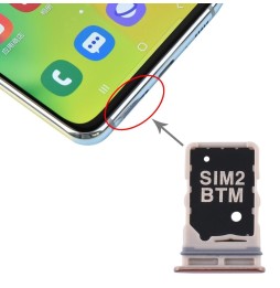 SIM kaart houder voor Samsung Galaxy A80 SM-A805 (Gold) voor 5,90 €