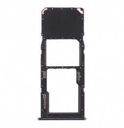 SIM + Micro SD kaart houder voor Samsung Galaxy A71 SM-A715F (Zwart) voor 5,89 €