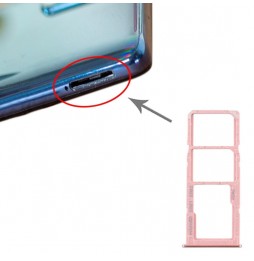 Dual SIM + Micro SD Kartenhalter für Samsung Galaxy A71 SM-A715F (Rosa) für 5,55 €