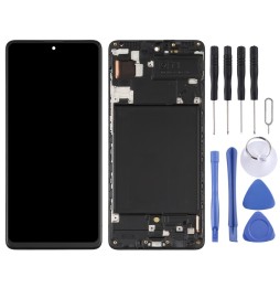 Original LCD Screen with Frame for Samsung Galaxy A71 SM-A715F (Black) at 124,90 €