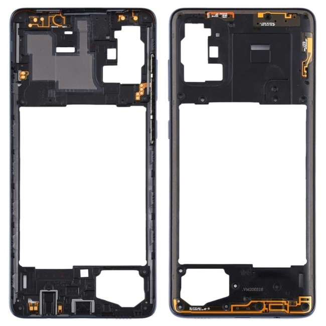 Original LCD Middle Frame for Samsung Galaxy A71 SM-A715F (Black) at 11,75 €