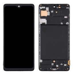 TFT LCD scherm met frame (Geen fingerprint) voor Samsung Galaxy A71 SM-A715F (Zwart) voor €56.79