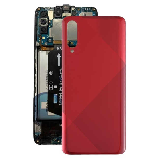 Battery Back Cover for Samsung Galaxy A70S SM-A707 (Red)(With Logo) at 9,90 €