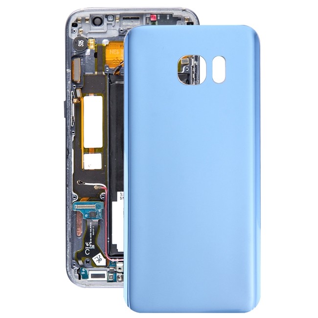 Achterkant voor Samsung Galaxy S7 Edge SM-G935 (Blauw)(Met Logo) voor 8,90 €