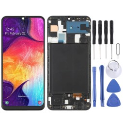OLED LCD Screen with Frame for Samsung Galaxy A50 SM-A505 (Black) at 64,90 €