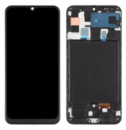 Display LCD mit Rahmen für Samsung Galaxy A50 SM-A505 (Schwarz) für 94,29 €