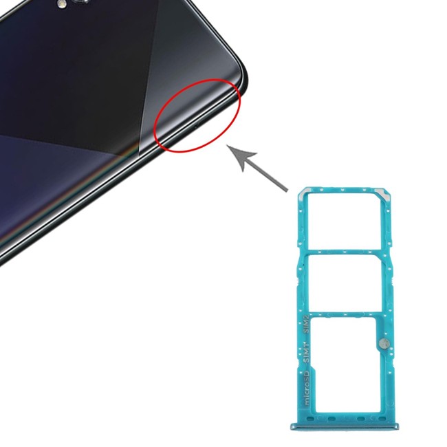 Tiroir carte SIM + Micro SD pour Samsung Galaxy A50s SM-A507 (Vert) à 8,35 €