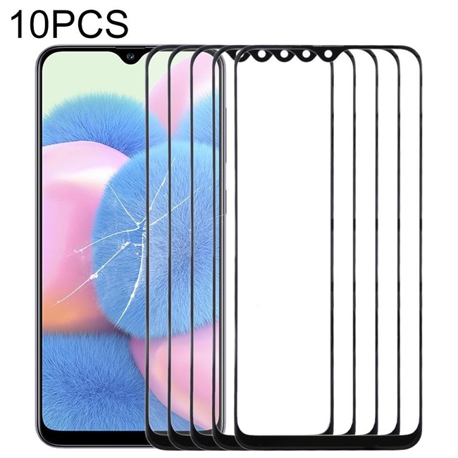 10x Outer Glass Lens for Samsung Galaxy A30s SM-A307F (Black) at 18,90 €