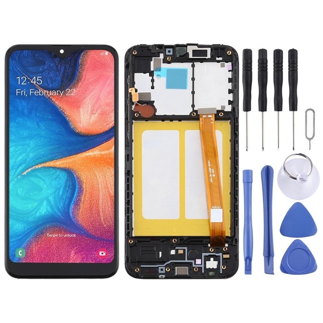 TFT LCD Screen with Frame for Samsung Galaxy A20e SM-A202F (Black) at 39,99 €