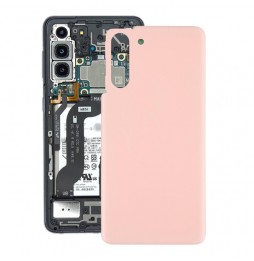 Achterkant voor Samsung Galaxy S21 SM-G990 (Roze)(Met Logo) voor 22,50 €