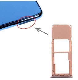 SIM + Micro SD Card Tray for Samsung Galaxy A7 2018 SM-A750F (Gold) at 6,45 €