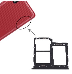 Tiroir carte SIM + Micro SD pour Samsung Galaxy A01 Core SM-A013 (Noir) à €9.85