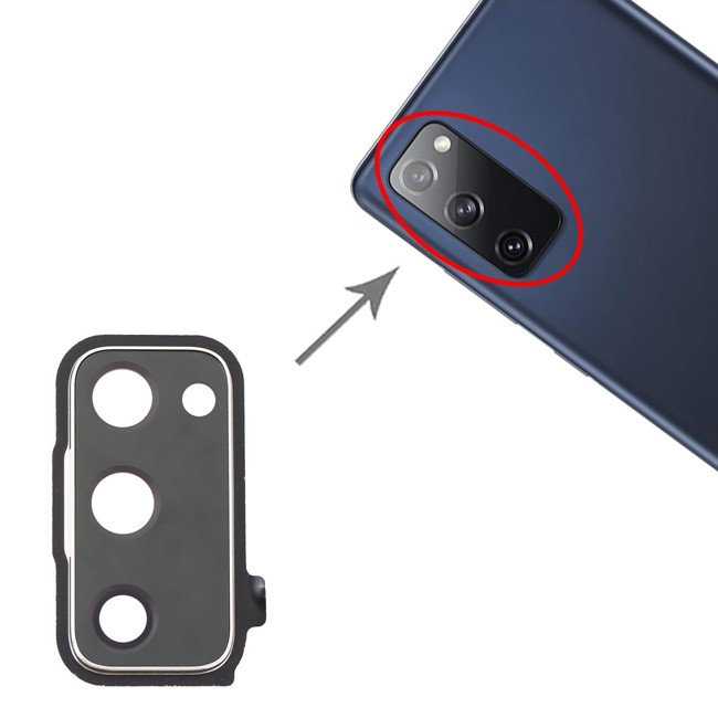 Cache vitre caméra pour Samsung Galaxy S20 FE SM-G780 (Argent) à 9,30 €