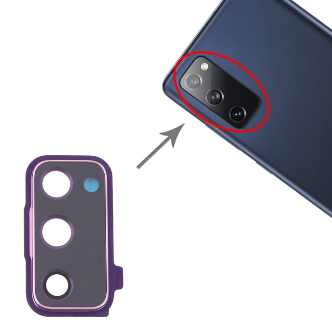 Cache vitre caméra pour Samsung Galaxy S20 FE SM-G780 (Violet) à 9,30 €
