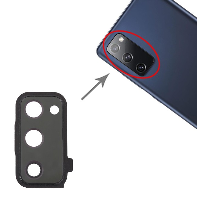 Kameralinse Abdeckung für Samsung Galaxy S20 FE SM-G780 (Schwarz) für 9,30 €