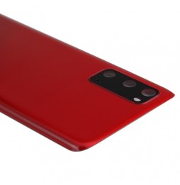 Rückseite Akkudeckel mit Linse für Samsung Galaxy S20 SM-G980 / SM-G981 (Rot)(Mit Logo) für 16,60 €