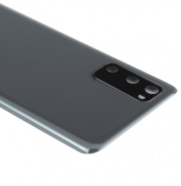 Cache arrière avec lentille pour Samsung Galaxy S20 SM-G980 / SM-G981 (Gris)(Avec Logo) à 16,60 €