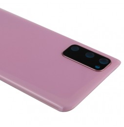 Achterkant met lens voor Samsung Galaxy S20 SM-G980 / SM-G981 (Roze)(Met Logo) voor 16,60 €