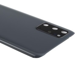 Cache arrière avec lentille pour Samsung Galaxy S20+ SM-G985 / SM-G986 (Gris)(Avec Logo) à 16,95 €
