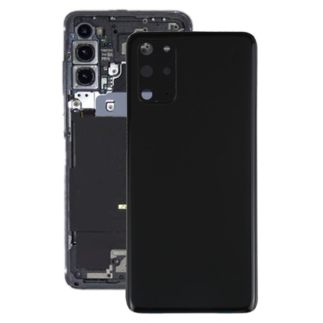 Cache arrière avec lentille pour Samsung Galaxy S20+ SM-G985 / SM-G986 (Noir)(Avec Logo) à 16,95 €