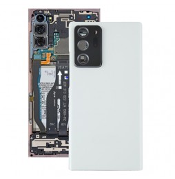 Rückseite Akkudeckel mit Linse für Samsung Galaxy Note 20 Ultra SM-N985 / SM-N986 (Weiss)(Mit Logo) für 21,85 €