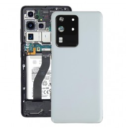 Battery Back Cover with Lens for Samsung Galaxy S20 Ultra SM-G988 (White)(With Logo) at 16,85 €