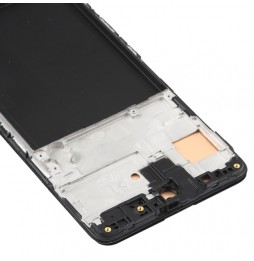 Écran LCD OLED avec châssis pour Samsung Galaxy A51 SM-A515 (6.36 pouces)(Noir) à 74,30 €
