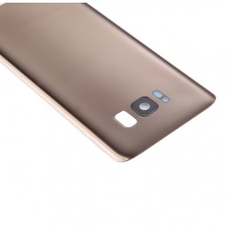 Cache arrière avec lentille + adhésif pour Samsung Galaxy S8+ SM-G955 (Or)(Avec Logo) à 13,90 €