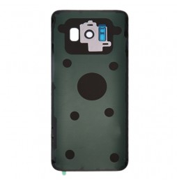 Cache arrière avec lentille + adhésif pour Samsung Galaxy S8+ SM-G955 (Argent)(Avec Logo) à 13,90 €
