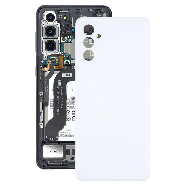 Battery Back Cover for Samsung Galaxy A82 SM-A825 (White)(With Logo) at 27,90 €
