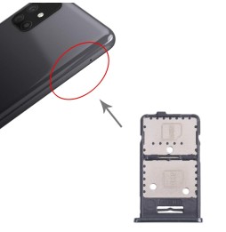 SIM + Micro SD kaart houder voor Samsung Galaxy M31s SM-M317 (Zwart) voor 6,90 €
