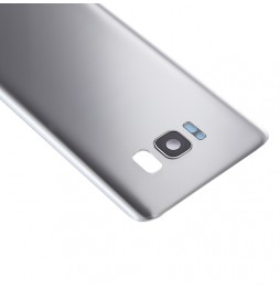 Cache arrière avec lentille pour batterie Galaxy S8 SM-G950 (Argent)(Avec Logo) à 10,90 €