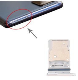 SIM + Micro SD Card Tray for Samsung Galaxy S20 FE 5G SM-G781B (Silver) at 6,90 €