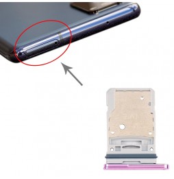 SIM + Micro SD Kartenhalter für Samsung Galaxy S20 FE 5G SM-G781B (Lila) für 6,90 €