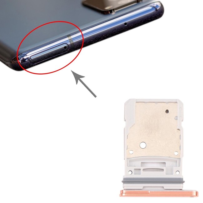SIM + Micro SD Kartenhalter für Samsung Galaxy S20 FE 5G SM-G781B (Orange) für 6,90 €