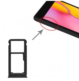SIM + Micro SD kaart houder voor Samsung Galaxy Tab A 8.0 2019 SM-T295 (Zwart) voor 14,79 €