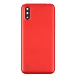 Battery Back Cover With Lens for Samsung Galaxy A01 SM-015F (Red)(With Logo) at 21,89 €