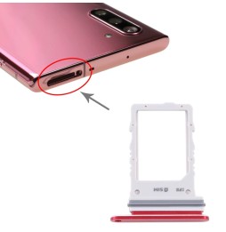 Tiroir carte SIM pour Samsung Galaxy Note 10 5G SM-N971 (Rouge) à 7,90 €