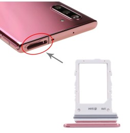 Tiroir carte SIM pour Samsung Galaxy Note 10 5G SM-N971 (Rose) à 7,90 €