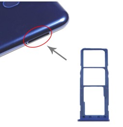 Tiroir carte SIM + Micro SD pour Samsung Galaxy M10 SM-M105 (Bleu) à 6,90 €