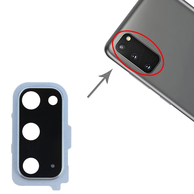 Kameralinse Abdeckung für Samsung Galaxy S20 SM-G980 / SM-G981 (Blau) für 8,90 €