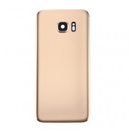 Original Rückseite Akkudeckel mit Linse für Samsung Galaxy S7 Edge SM-G935 (Gold)(Mit Logo) für 18,90 €