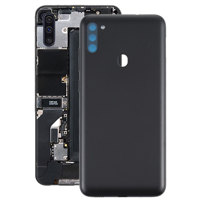 Battery Back Cover for Samsung Galaxy M11 SM-M115F (Black)(With Logo) at 14,39 €